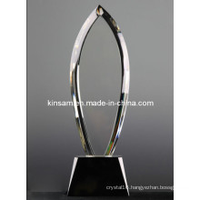 Promotional Crystal Glass Trophy for Souvenir